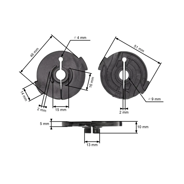 Starterführung für Briggs & Stratton Sprint Classic Quattro Motoren Leistung 3,0 PS - 6,0 PS (OEM 224204 692299)