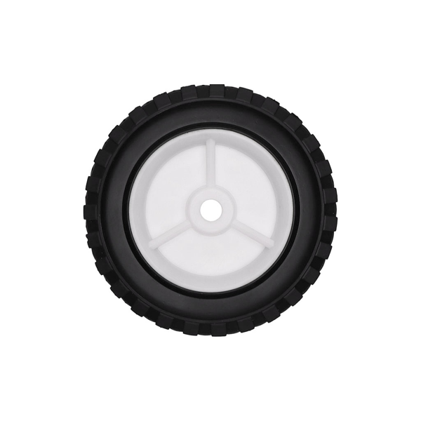 Universal Kunststoffrad für Rasenmäher Durchmesser 150 mm Gummibereifung