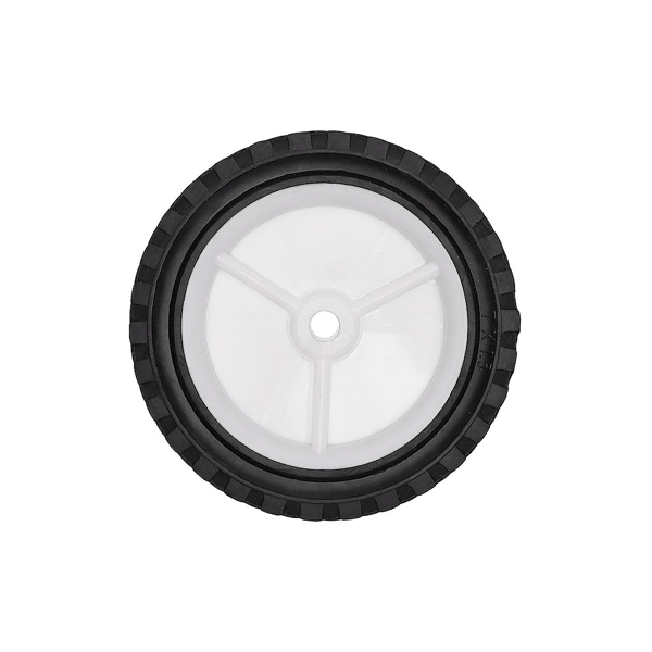 Universal Kunststoffrad für Rasenmäher Durchmesser 175 mm Gummibereifung