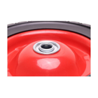 Universal Stahlrad mit Kugellager für Rasenmäher Durchmesser 200 mm Gummireifen