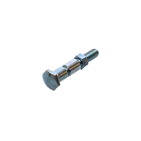 Universalschraube mit Gehäuse für Rasenmäher Räder Gesamtlänge 56 mm x Gewindedurchmesser 9,40 mm x Achsdurchmesser 12,60 mm