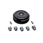 Universeller halbautomatischer Trimmerkopf für Motorsensen und Motortrimmer mit einem Außendurchmesser von 130 mm mit Adaptersatz