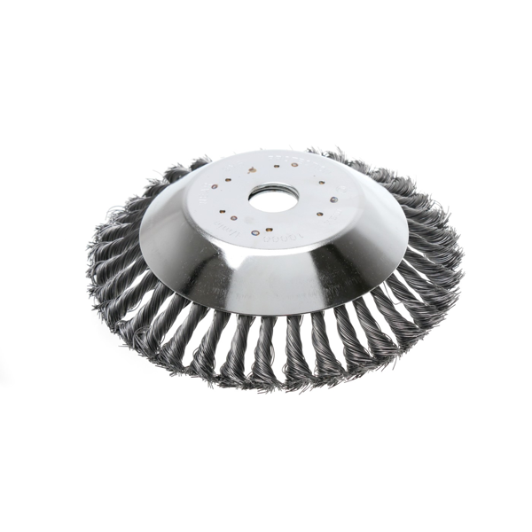 Unkrautbürste aus Stahl 20 cm x 25,4 mm für Freischneider und Trimmer