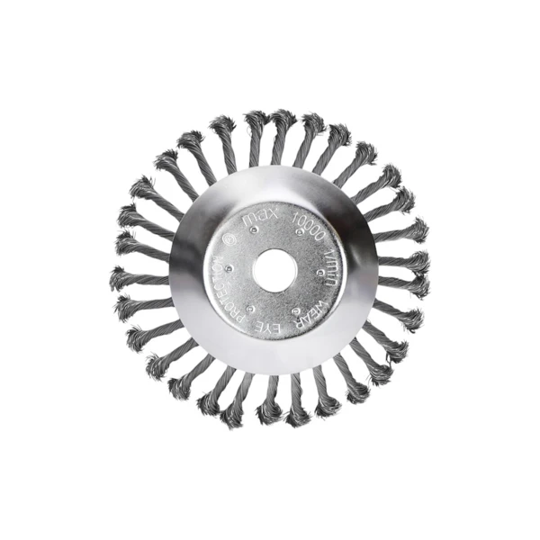 Unkrautbürste aus Stahl 20 cm x 25,4 mm für Freischneider und Trimmer