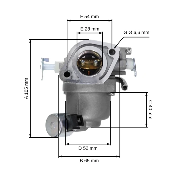 Vergaser für Briggs & Stratton-Motoren (OEM 591678 589669822)