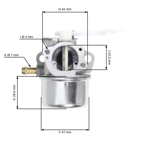 Vergaser für Briggs & Stratton-Motoren (OEM 694203 690152 121612 122602)