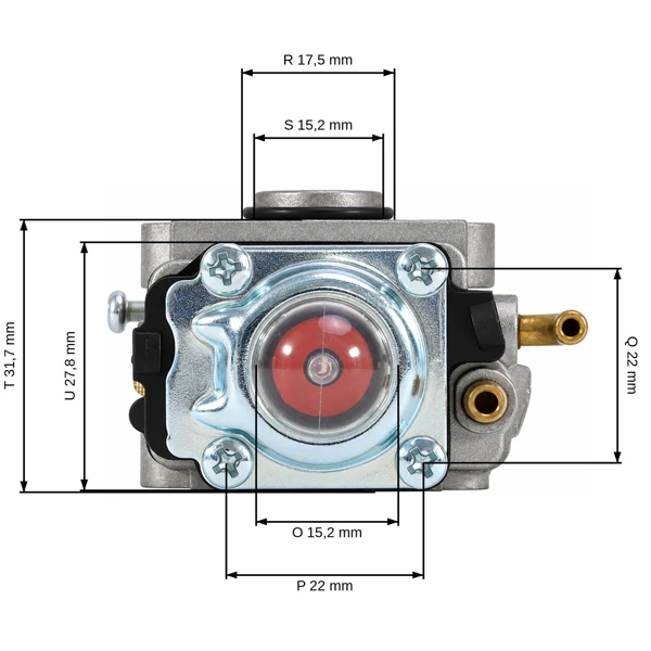 Vergaser für Freischneider OLEO-MAC Oleo-mac 720 722S 726S 726T Sparta 25 26 Efco 8200 8220 8260 Stark 25 26 (OEM A007536)