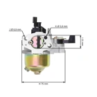 Vergaser für Honda GX120 Motoren (OEM 16100-ZH7-W51)