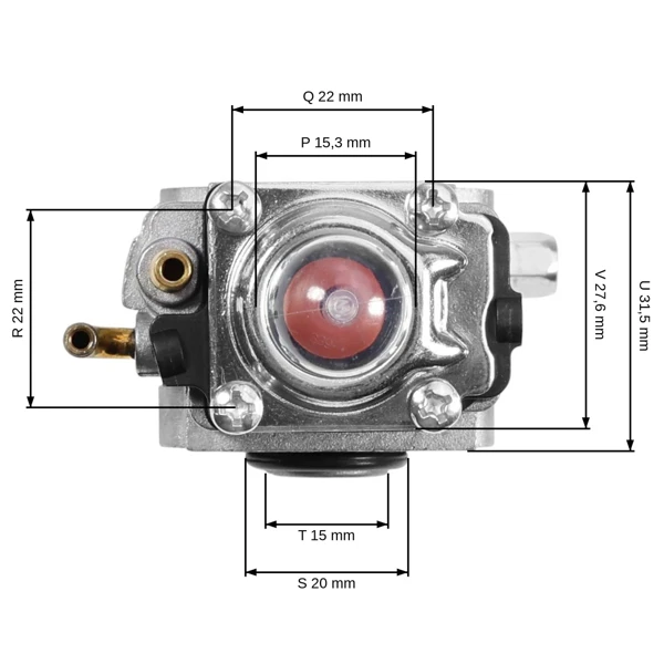 Vergaser für Honda GX22 GX31 FG100 Motoren (OEM 16100ZM5803 16100-ZM5-803)