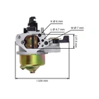 Vergaser für Honda GX340 Motoren (OEM 16100-ZE3-V00 16100-ZE3-V01 16100ZE3V01)