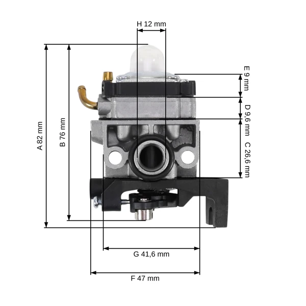 Vergaser für Honda GX35 GX35NT HHT35 HHT35S Motoren (OEM 16100Z0Z034 16100-Z0Z-815 16100-Z0Z-034)