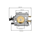 Vergaser für Kettensägen Husqvarna 61 268 272XP (OEM 574331601 544199701)