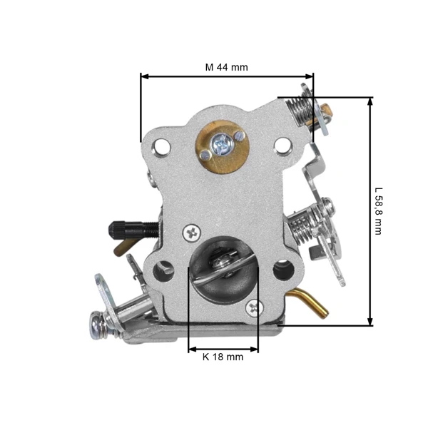 Vergaser für Kettensägen Jonsered CS2138C Partner P738 P740 P742 P840 McCulloch CS330 CS360 CS400 MAC 738 MAC 740 MAC 742 MAC 838 MAC 842 (OEM 530035590)