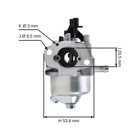 Vergaser für Motoren Loncin LC1P65FE (OEM 170022440-0001)