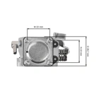 Vergaser für Stihl 031 AV 031AV 030 Poulan 112 DPT112 Paramount PLT2145 Weed Eater LT7000 GTI17LE GTI52 SST45 Kettensägen (OEM 11131200602)