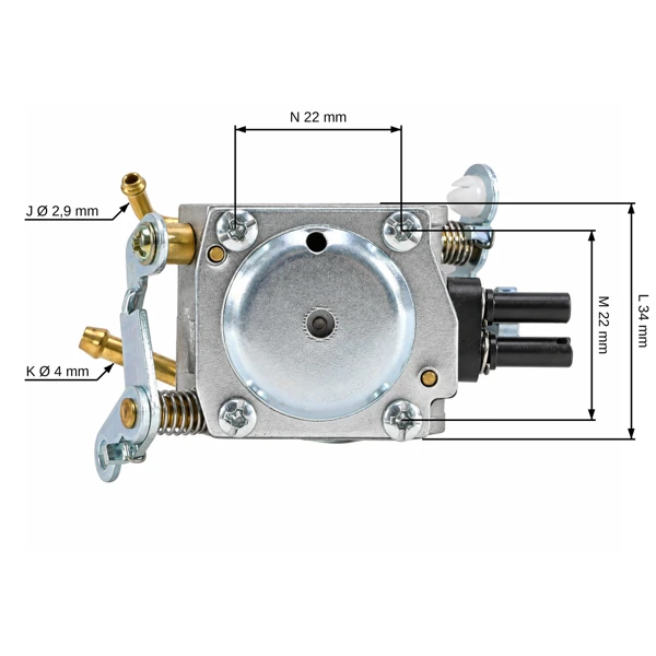 Vergaser Modell Walbro HD-6B für Kettensägen Husqvarna 362 365 372 Jonsered CS2163 CS2165 CS2171 (OEM 503281804)