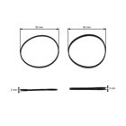 Vergaserdichtsatz für Briggs & Stratton Quantum Motoren 3,5 PS - 6,0 PS (OEM 398183 498261 490937)